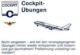 Pilotenfitness Motorflugunion Klosterneuburg - Cockpit Training