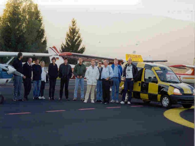 Motorflugunion Klosterneuburg, Nachtsichtflugausbildung, N-VFR Kurs in Maribor 2000