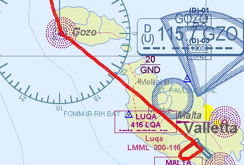 Anflugkarte Malta, Clubausflug Motorflugunion Klosterneuburg, 2001, Flugschule